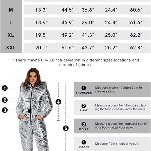 SKI ONE SUIT . Size Medium Gold ✨ - Picture 3 of 5